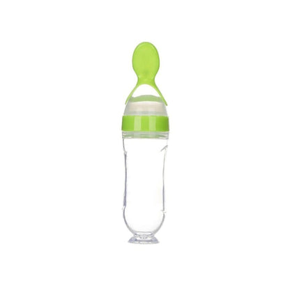 Baby Feeding Bottle with Spoon