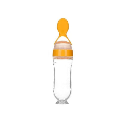 Baby Feeding Bottle with Spoon