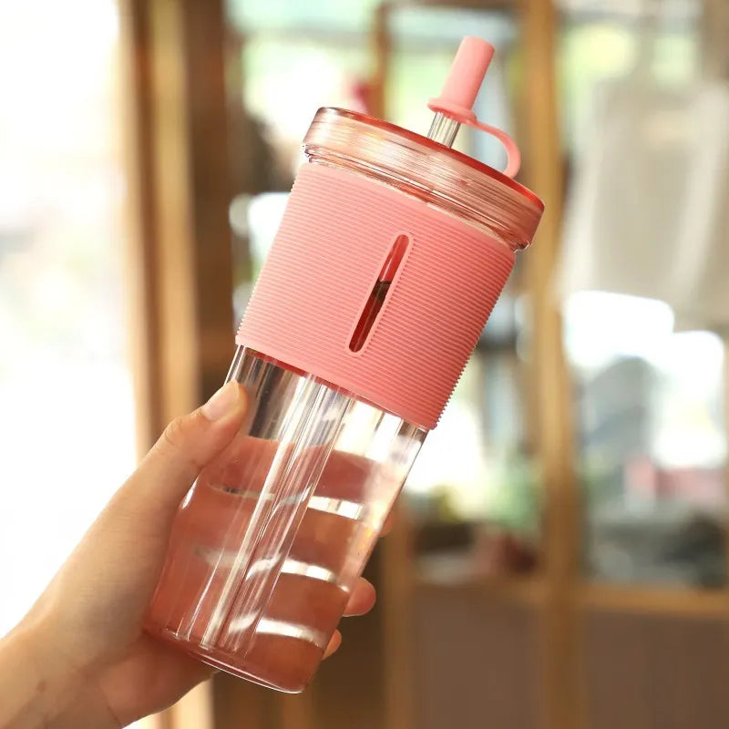 Portable Double Layer Plastic Cup